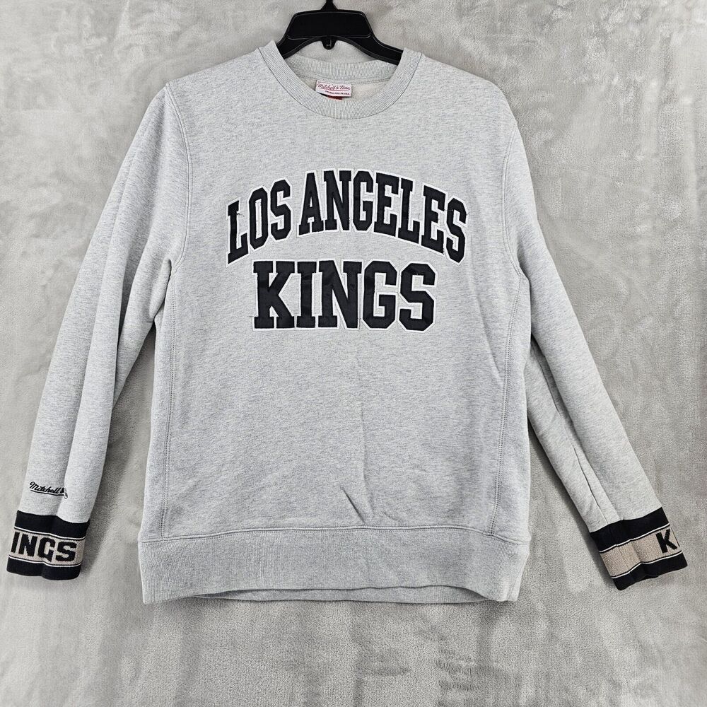 Mitchell & Ness Los Angeles KINGS NHL Sweatshirt  Cotton Mens Size‎ Large